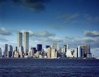 Skyline of Lower Manhattan Before 9/11 - Poster Print