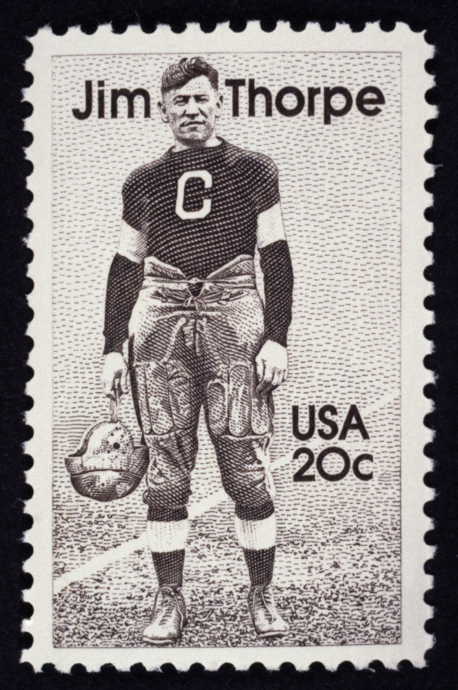 Jim Thorpe U.S. Postage Stamp Fine Art Print - 1984