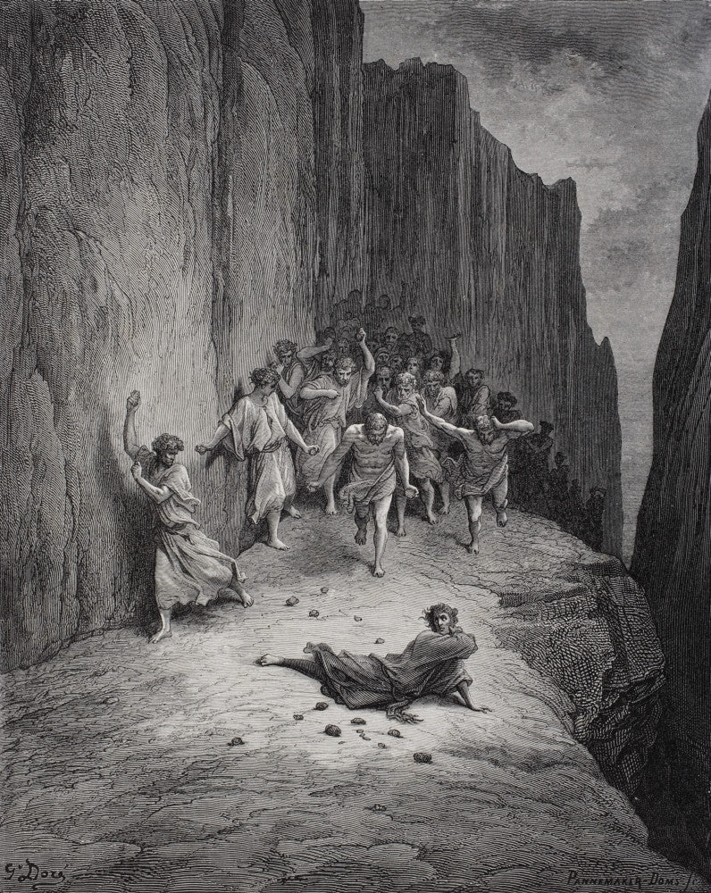 Purgatory Engraving by Gustave Doré - Fine Art Print