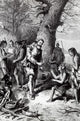 Captain John Smith: Captive Among the Indians Fine Art Print