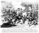 Desperate Conflict of American Seamen - Wood Engraving Print