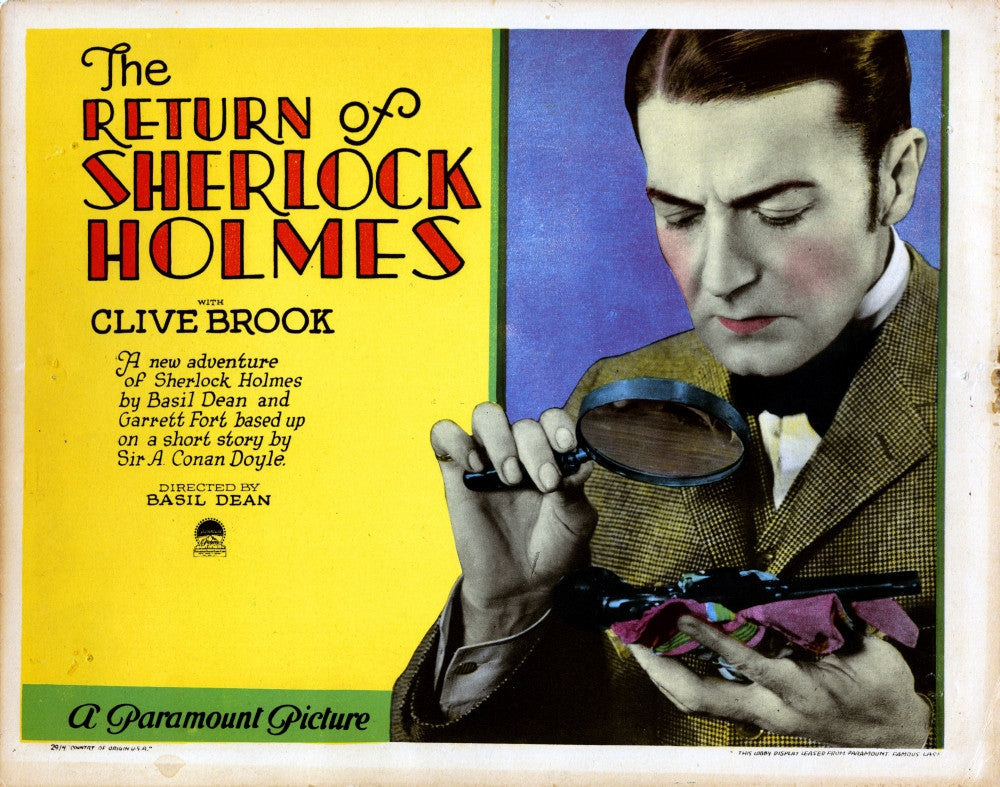 The Return of Sherlock Holmes 1929 Movie Poster Masterprint
