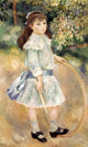 Renoir Girl with a Hoop Fine Art Print by Pierre-Auguste Renoir