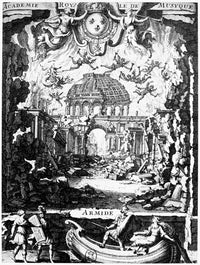 Lully: Armide 1686 Engraved Frontispiece Fine Art Print by Granger Collection