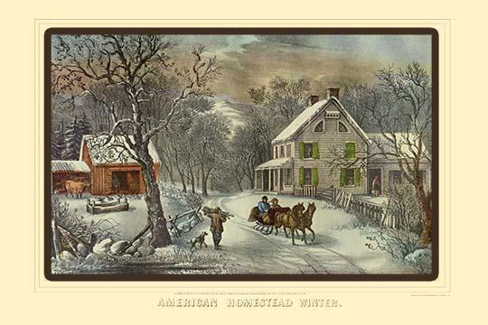 Currier and Ives American Printmaking Fine Art Print by Nathaniel Currier