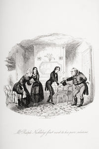 Mr. Ralph Nickleby's First Visit Fine Art Print by H.K. Browne