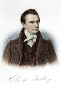 Charles Babbage Fine Art Print - English Computer Scientist