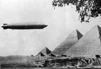 Graf Zeppelin Over Giza Pyramids Fine Art Print by Science Source