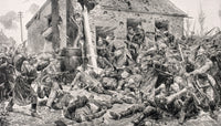 Coldstream Guards Action at Landrecies August 24, 1914 Fine Art Print