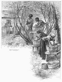 Arkansas Hot Springs 1878 Wood Engraving Print by Granger Collection
