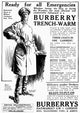 Trench Coat Advertisement Poster Print from 1917 by Granger Collection