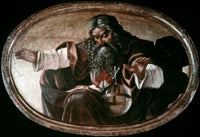 God The Father Fine Art Print by Luca Signorelli