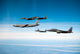 F-15E Strike Eagle Refueling Fine Art Print by Stocktrek Images