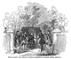 Queen Victoria and Prince Albert Arriving at Blair Atholl Church, 1844 Engraving Print by Granger Collection