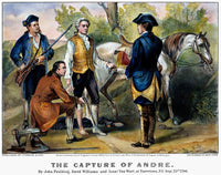 The Capture of Major John Andre (1780) Lithograph Print by Currier & Ives