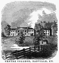 Centre College Wood Engraving Print 1819 - Granger Collection