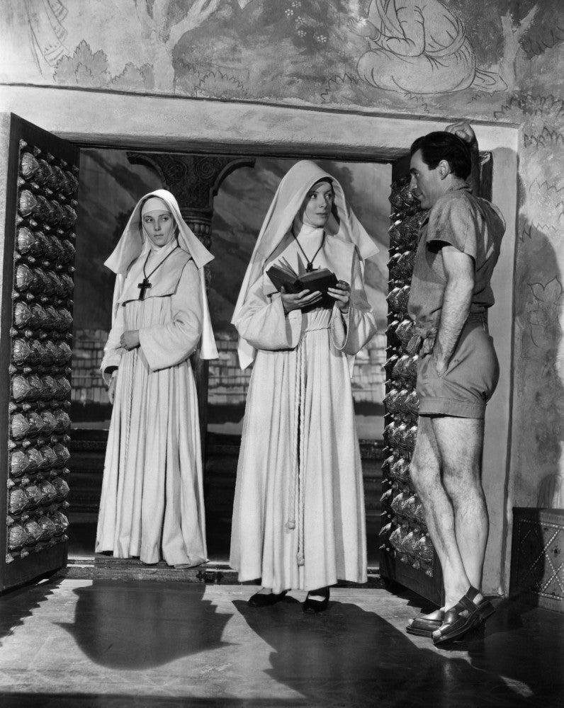 Black Narcissus Fine Art Print Featuring Kathleen Byron and Deborah Kerr