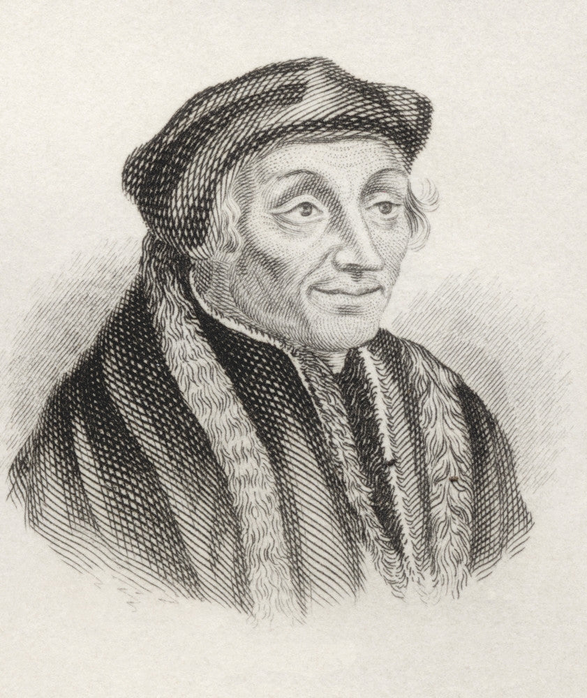 Desiderius Erasmus of Rotterdam Fine Art Print - 13x16 or 26x32