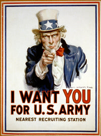 WWI Uncle Sam Recruitment Poster Print (1917) | Science Source