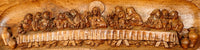 Last Supper Sculptures Wall Carving - Vigan, Philippines Fine Art Print
