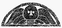 18th Century Gravestone Rubbing Fine Art Print by Granger Collection