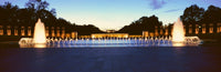 U.S. World War II Memorial Night Poster Print by Panoramic Images