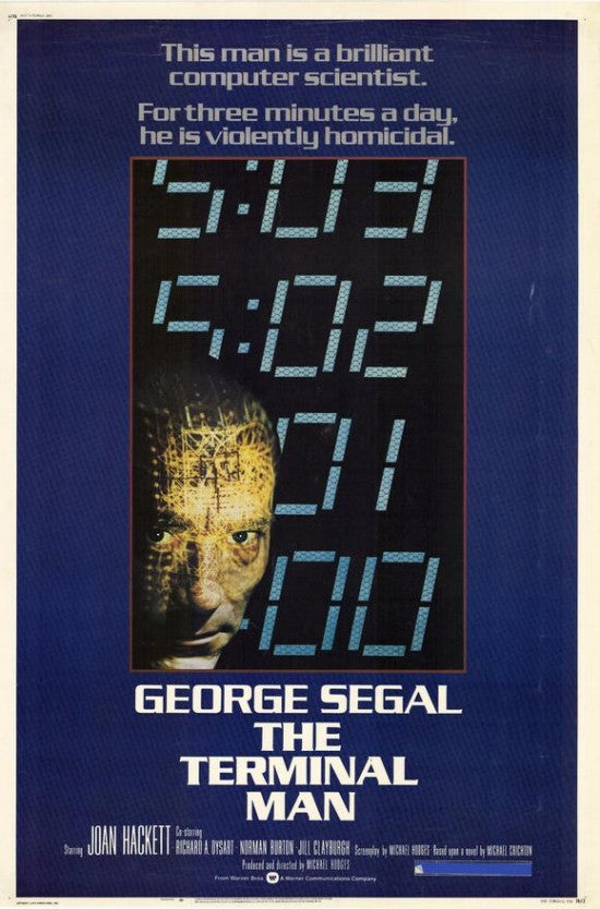 The Terminal Man Movie Poster Print 27x40 | Posterazzi