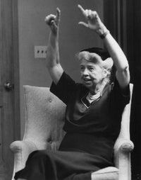 Eleanor Roosevelt Poster Print at Cold Spring Institute, 1955