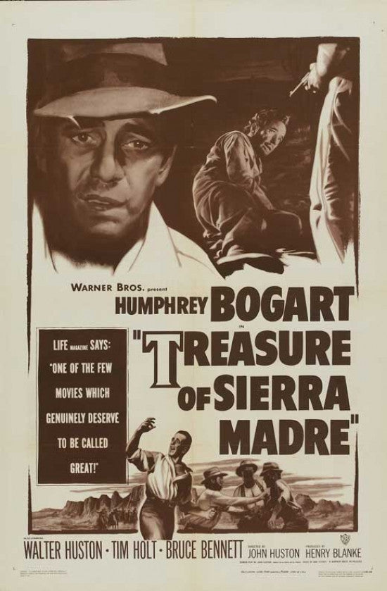 The Treasure of the Sierra Madre Movie Poster Print 27x40