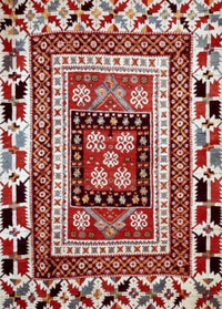 Details of an Islamic Carpet Fine Art Print - Perfect for Home Decor
