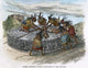 Aztec Ritual Sacrifice Fine Art Print - Late 19th Century