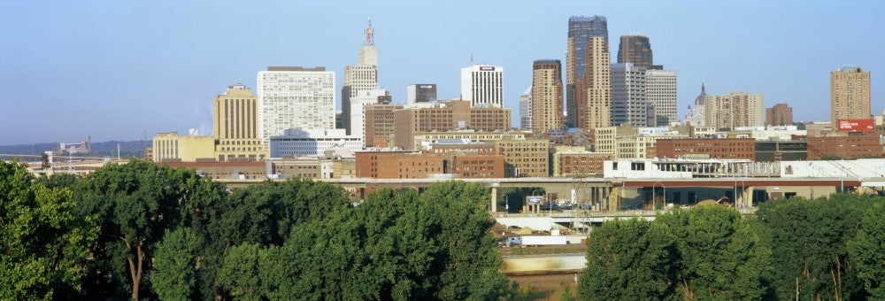 Skyscrapers in St. Paul, Minnesota Fine Art Print