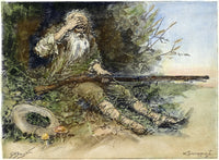 Rip Van Winkle Engraving Fine Art Print - After George Henry Boughton