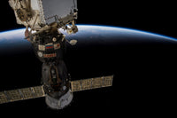 Satellite over Earth Fine Art Print by Panoramic Images