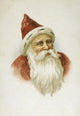 Santa Nostalgia Cards Fine Art Poster Print