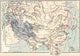 Map Of The Mongol Dominions 1300-1405 Fine Art Print by Ken Welsh