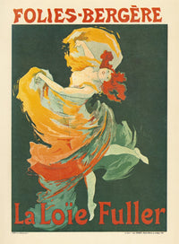 Folies Bergere 1893 French Poster Print by Jules Cheret