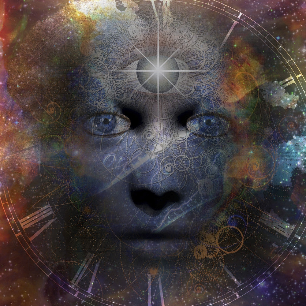 Surreal Third Eye Face Fine Art Print by Bruce Rolff