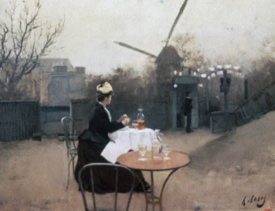 Outdoors Fine Art Print by Ramon Casas Carbo | Museum of Modern Art, Barcelona