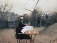 Outdoors Fine Art Print by Ramon Casas Carbo | Museum of Modern Art, Barcelona