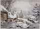 Winter Morning Lithograph Print by Currier & Ives (1861)