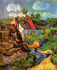 Houses in Auvers Fine Art Print - Available in Multiple Sizes
