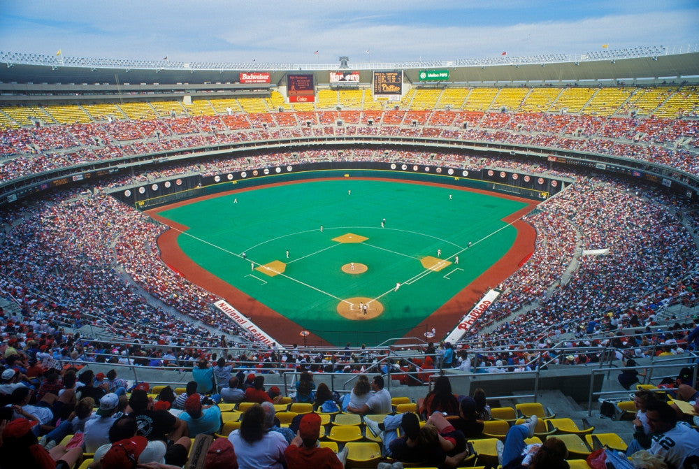 Veteran's Stadium MLB Game Poster Print by Panoramic Images
