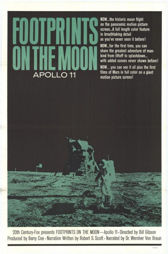 Footprints on the Moon: Apollo 11 Movie Poster Print (27x40)