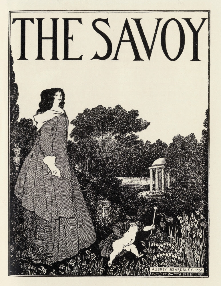 Cover Design of The Savoy Volume 1 Fine Art Print by Aubrey Beardsley
