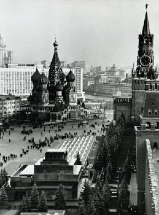 Lenin Mausoleum and St. Basil's Cathedral Poster Print - Moscow, Russia