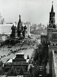 Lenin Mausoleum and St. Basil's Cathedral Poster Print - Moscow, Russia