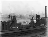 Pittsburgh Steel Mill Fine Art Print by Granger Collection