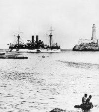 Cuba: U.S.S. Maine Fine Art Print - Historical 1898 Poster