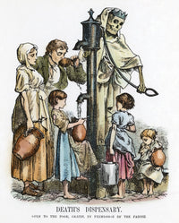 Pollution Cartoon Poster Print - 1866 by Granger Collection